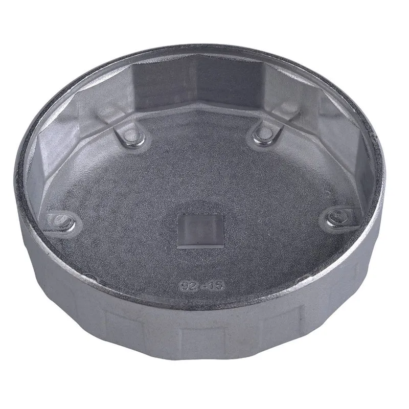 SW-Stahl Ölfilterschlüssel Alu 1/2 Antrieb 92 mm 15 Kanten