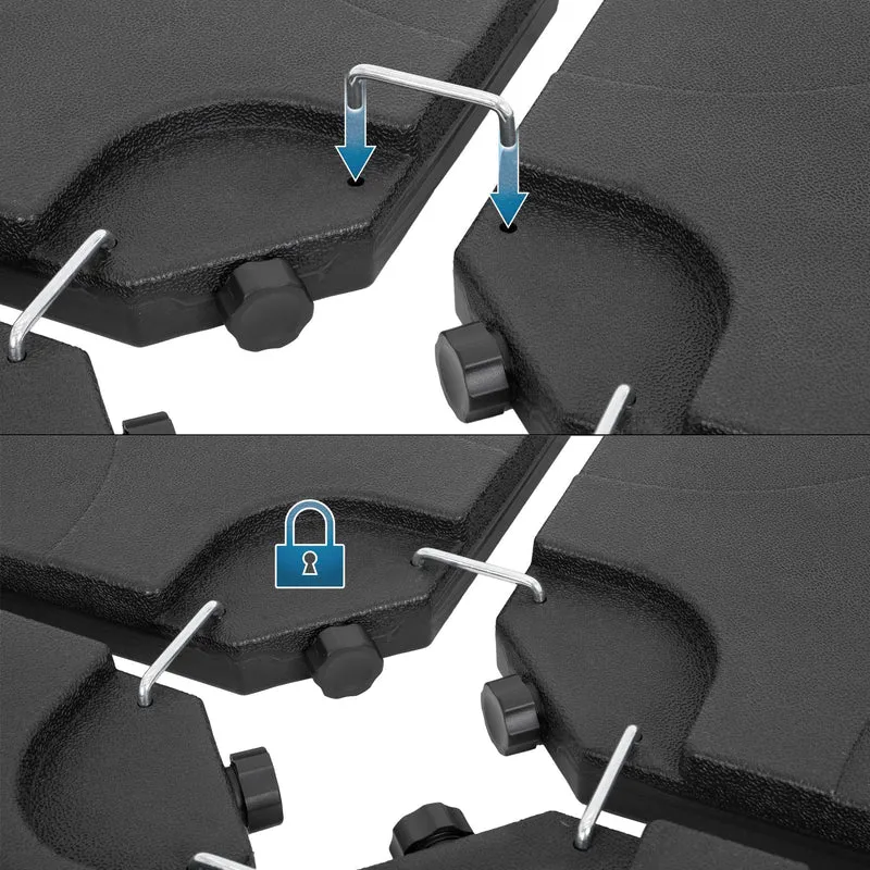 Ampelschirm mit Kurbel Ø 300 cm Braun aus Polyester inklusive Schirmständer