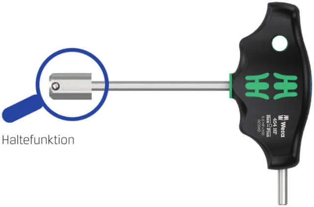 Hexagon socket key WERA, with holding function
