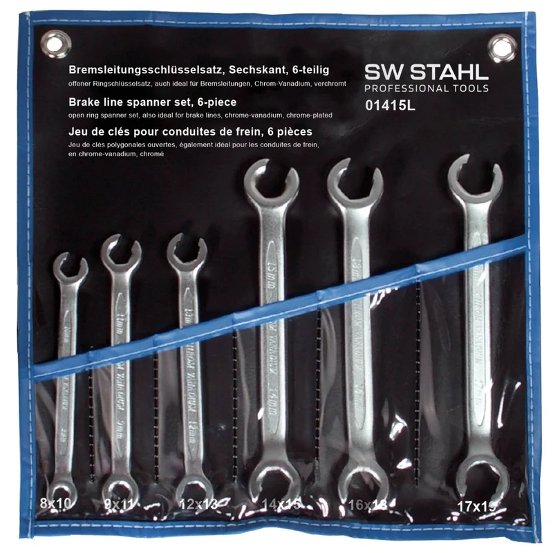 SW-Stahl Bremsleitungsschlüsselsatz 6-teilig