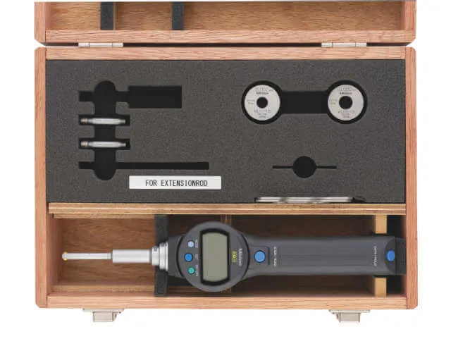 Precision Digital Three-Point Inside Micrometer MITUTOYO, Series 568 Interchangeable Head Set