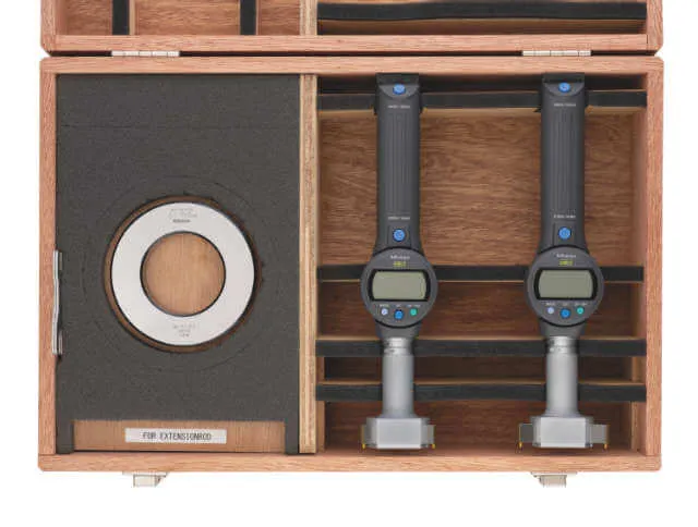 Precision Digital Three-Point Inside Micrometer MITUTOYO, Series 568 Complete Set, fixed