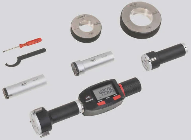 Precision Digital Three-Point Internal Micrometer MAHR, 44 EWR Set