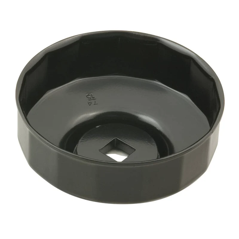 SW-Stahl Ölfilterschlüssel Stahl 3/8 Antrieb 74 mm 15 Kanten