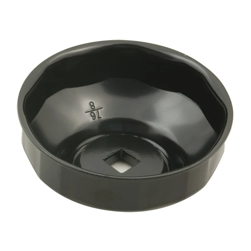 SW-Stahl Ölfilterschlüssel Stahl 3/8 Antrieb 76 mm 8 Rillen