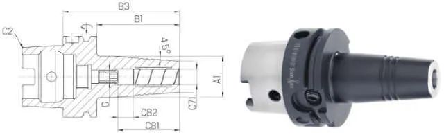 Hydraulic Expansion Chuck SCHUNK, DIN 69893 A TENDO slim G2,5 25.000 rpm