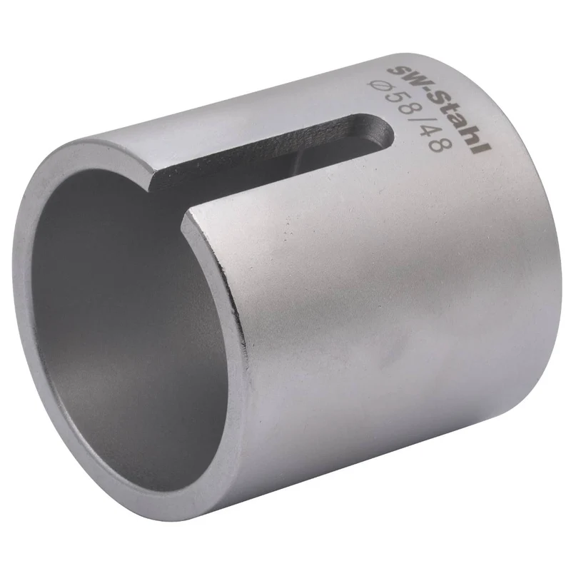 SW-Stahl Druckstück mit Kontrollaussparung 58/48 mm