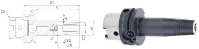 Hydraulic Expansion Chuck SCHUNK, DIN 69893 A TENDO slim G2,5 25.000 rpm