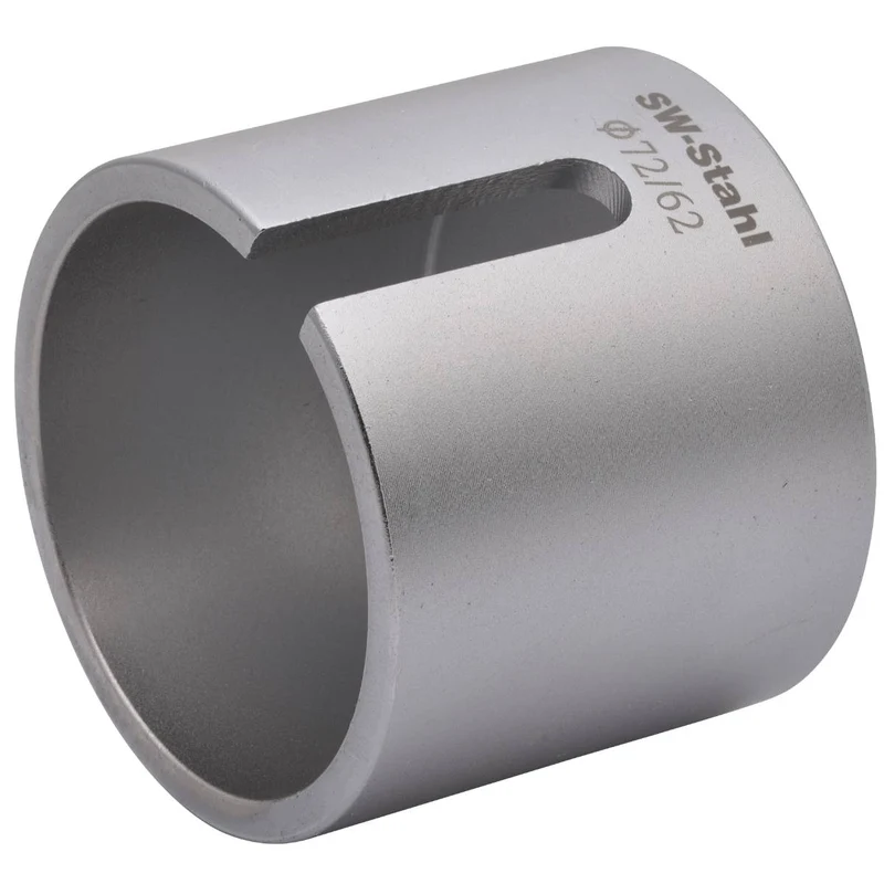 SW-Stahl Druckstück mit Kontrollaussparung 72/62 mm