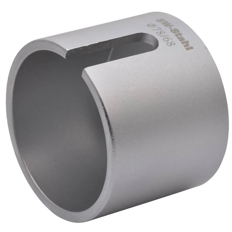 SW-Stahl Druckstück mit Kontrollaussparung 78/68 mm