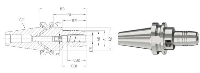 Hydraulic Expansion Toolholder SCHUNK, TENDO Silver