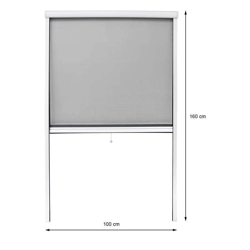 Fliegengitter Weiß 100x160 cm mit Aluminium Rahmen