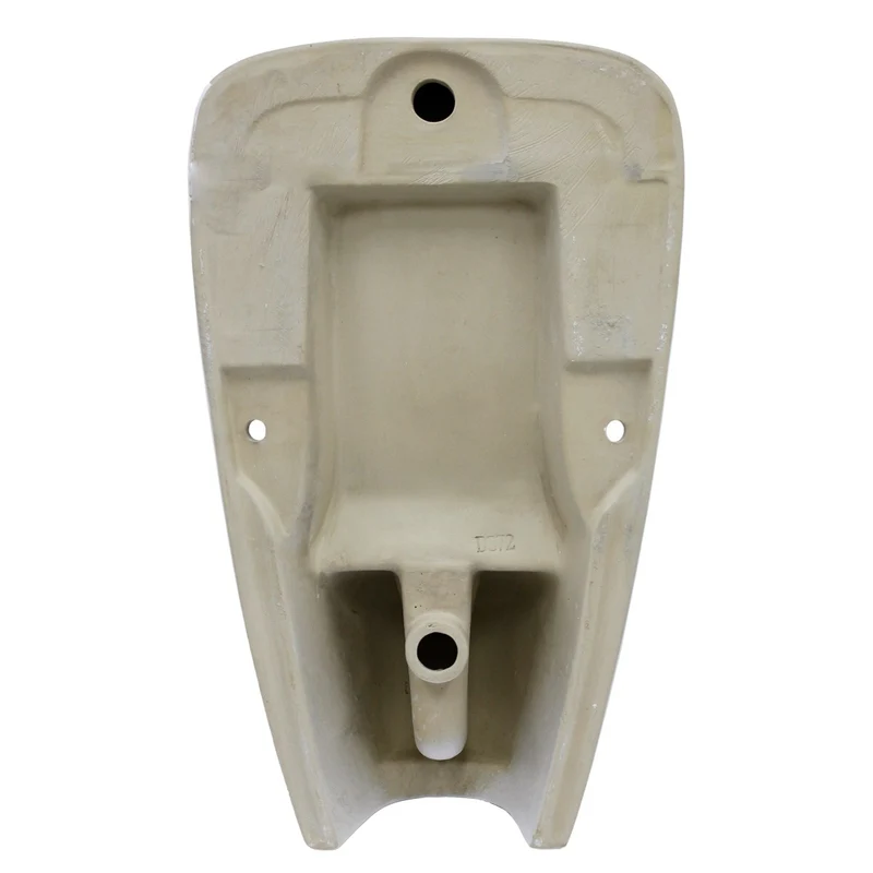 Urinal Pissoir aus Keramik mit Zulauf von Hinten inkl. Absaug Siphon Luxebath