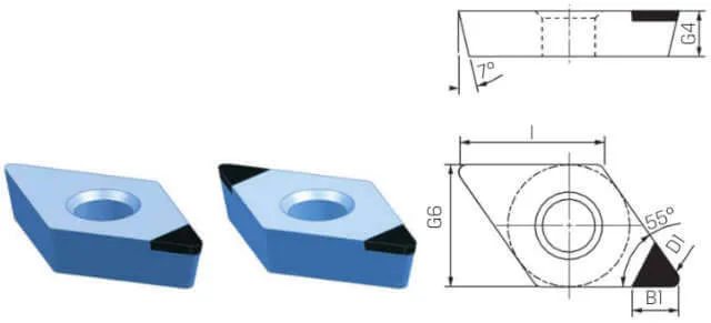 CBN indexable insert PREMUS, B23