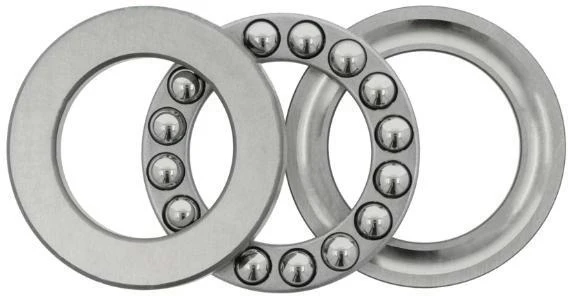 NKE Axial-Rillenkugellager 51212, Innen-Ø 60 mm, Außen-Ø 95 mm, Breite 26 mm