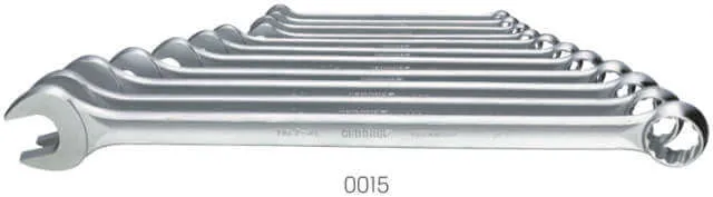 Ring/open-end wrench set GEDORE, similar to DIN 3113 A