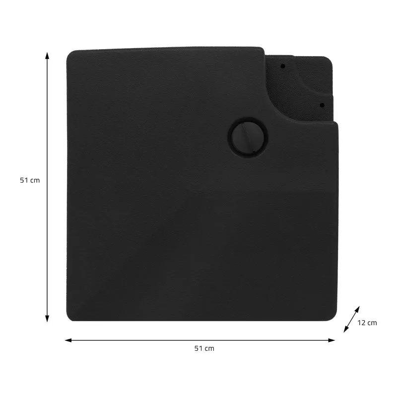 Ampelschirm Ø 300 cm Creme inklusive Schirmständer 90L/120kg