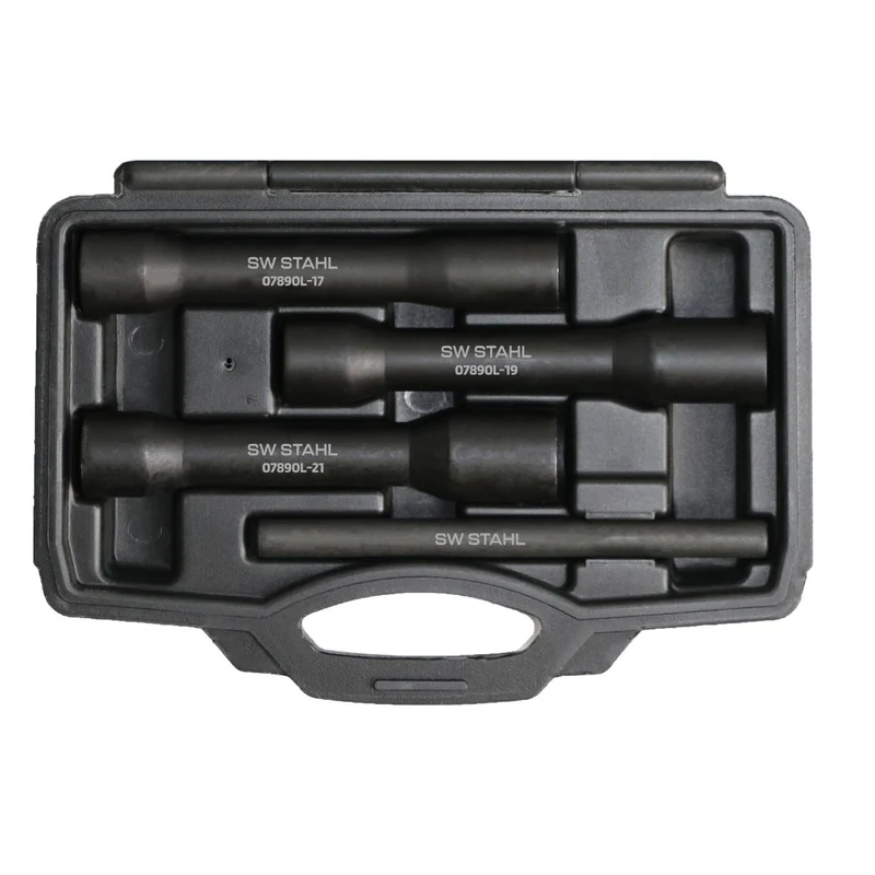 SW-Stahl Steckschlüsseleinsätze für Radschrauben 1/2" 17-19-21 mm 4-teilig