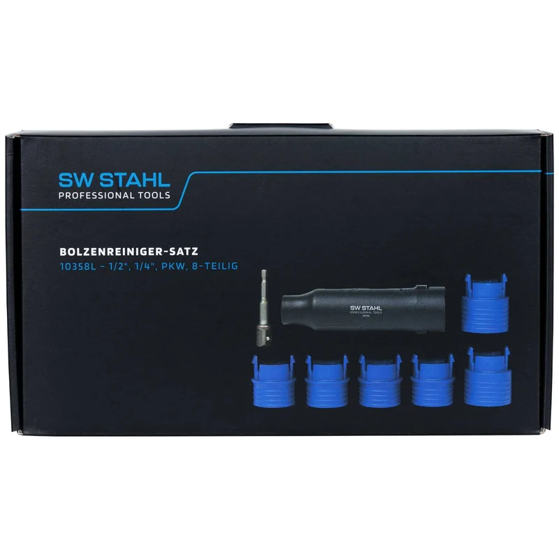 SW-Stahl Bolzenreiniger-Satz PKW 8-teilig
