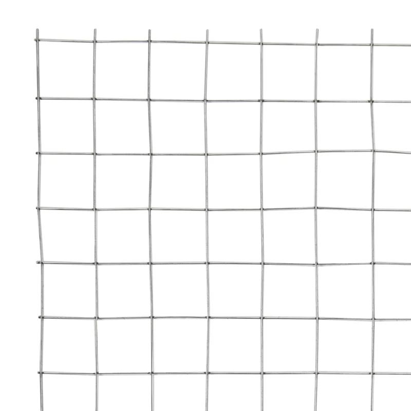 Volierendraht Silber aus verzinktem Stahl 1x25m Drahtstärke 0,9mm Maschenweite 25x25mm