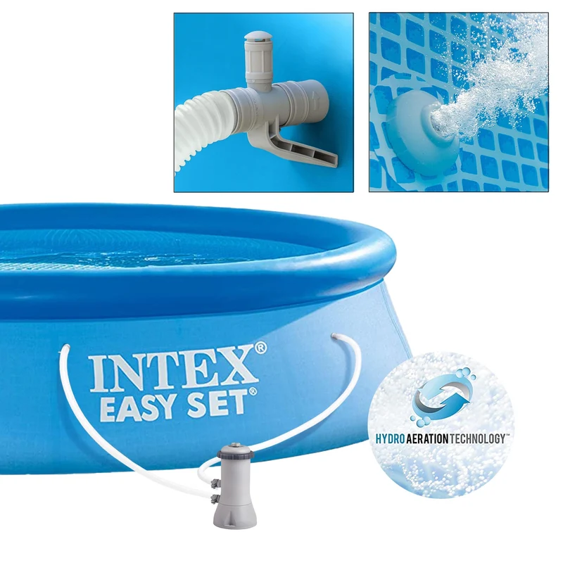 Intex Pool 366x76 cm aus PVC mit Filterpumpe