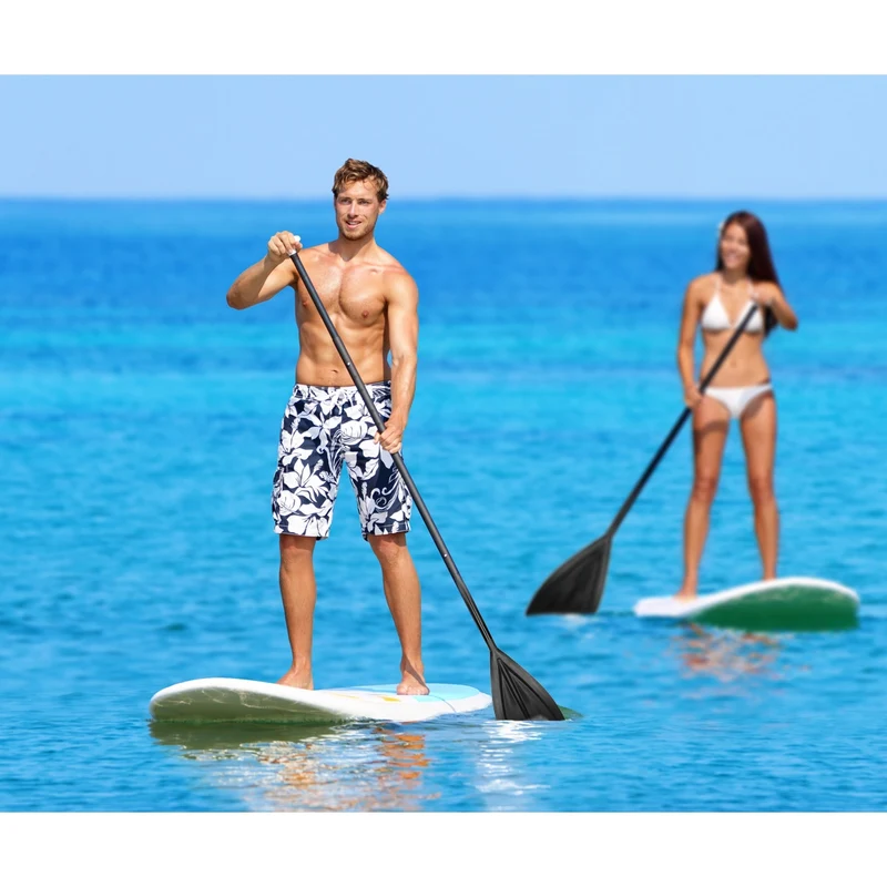 Stand Up Paddle aufblasbares SUP Board Classic 308x76x10 cm in Blau aus PVC inkl. Pumpe und Tragetasche