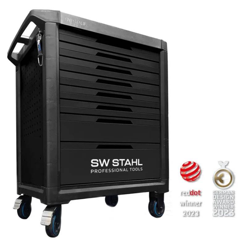 SW-Stahl Profi-Werkstattwagen TT801 schwarz unbestückt