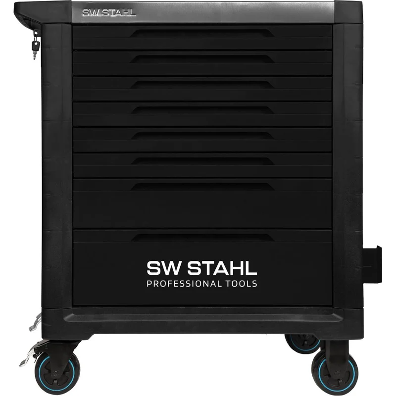 SW-Stahl Profi-Werkstattwagen TT802 schwarz unbestückt