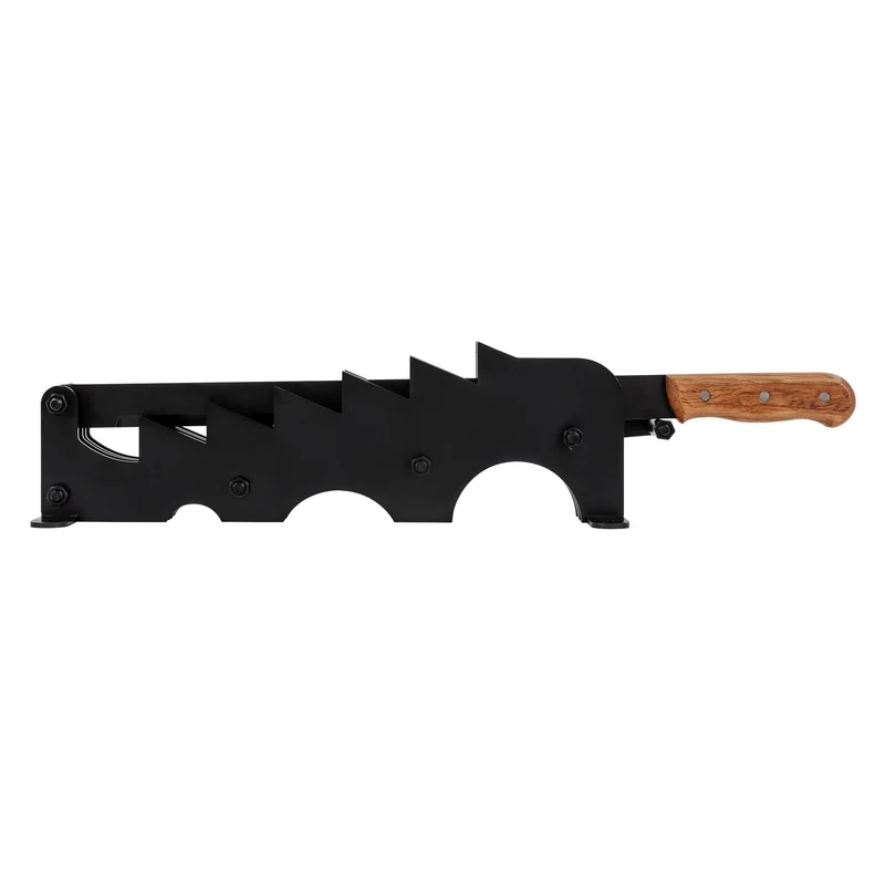 Spanmesser Handholzspalter mit Holzgriff schwarzl manueller Holzspalter Wandmontage