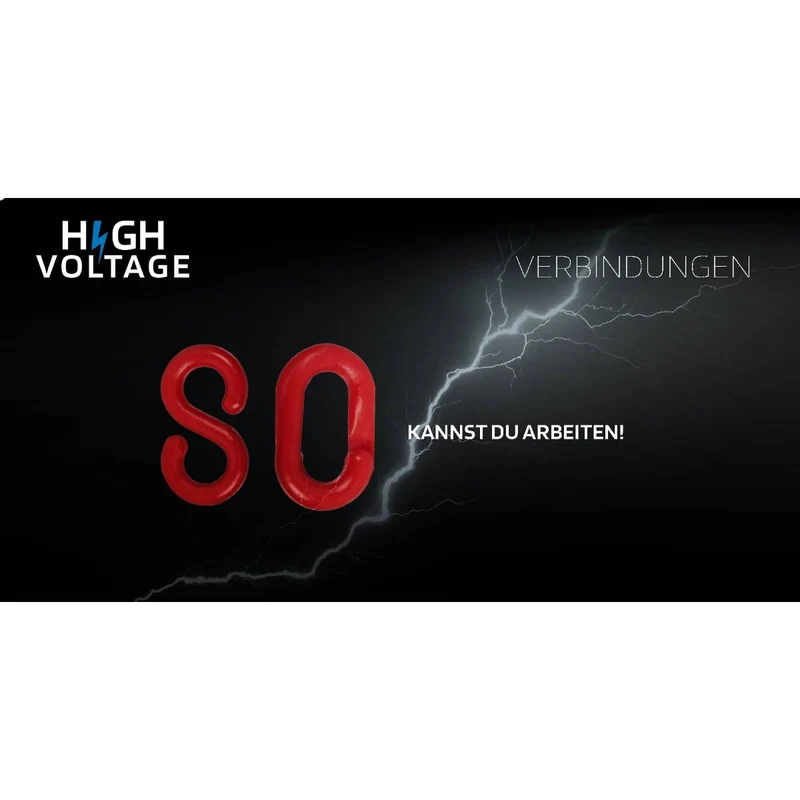 SW-Stahl Kunststoff-Verbindungsglied 8 mm rot