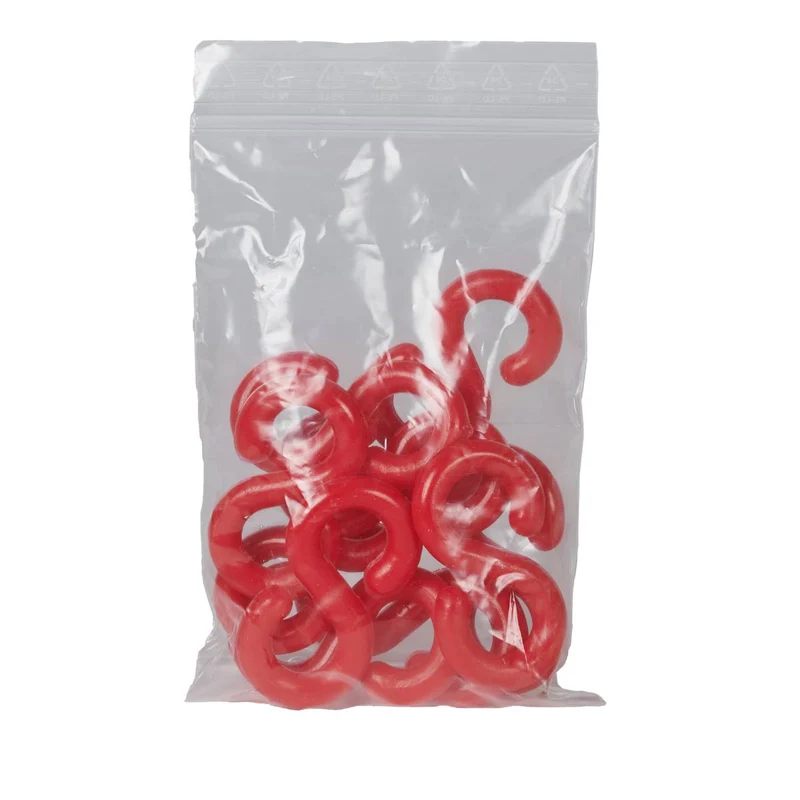 SW-Stahl S-Haken 8 mm rot