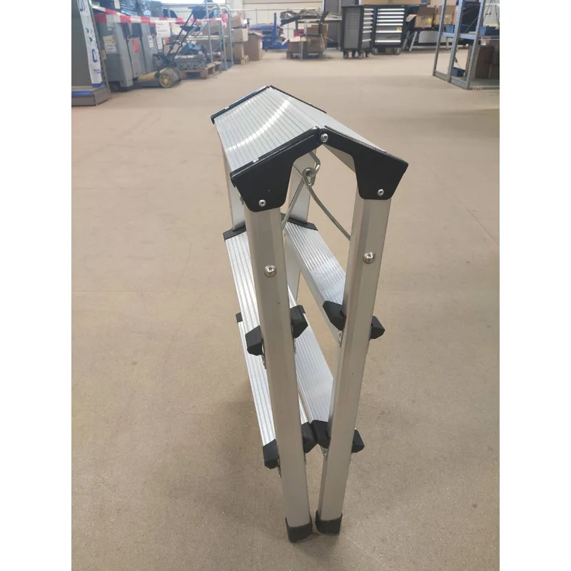 SW-Stahl Stufenleiter aus Aluminium klappbar 3-stufig
