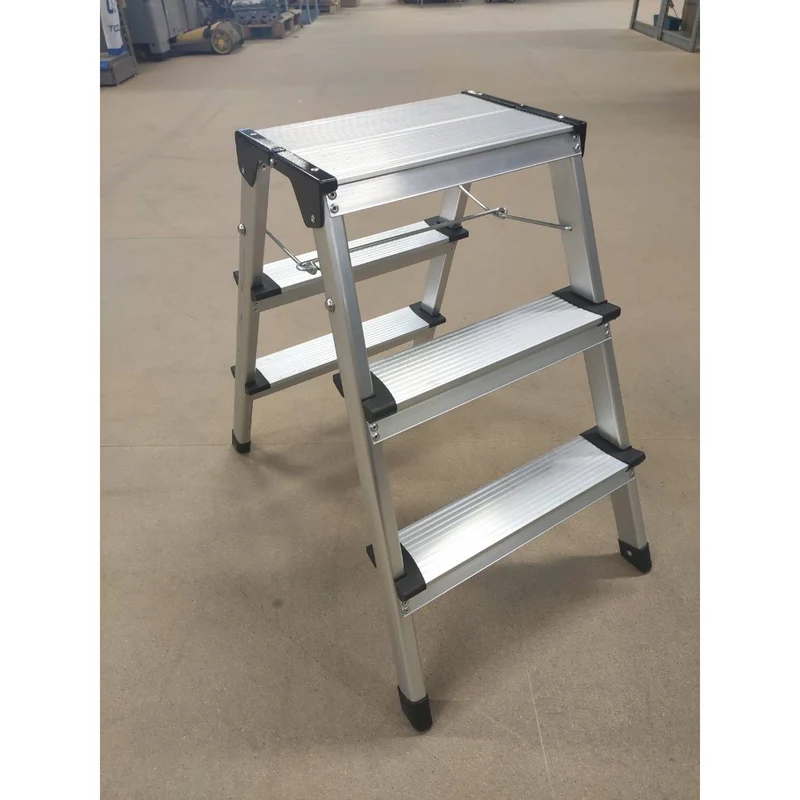SW-Stahl Stufenleiter aus Aluminium klappbar 3-stufig