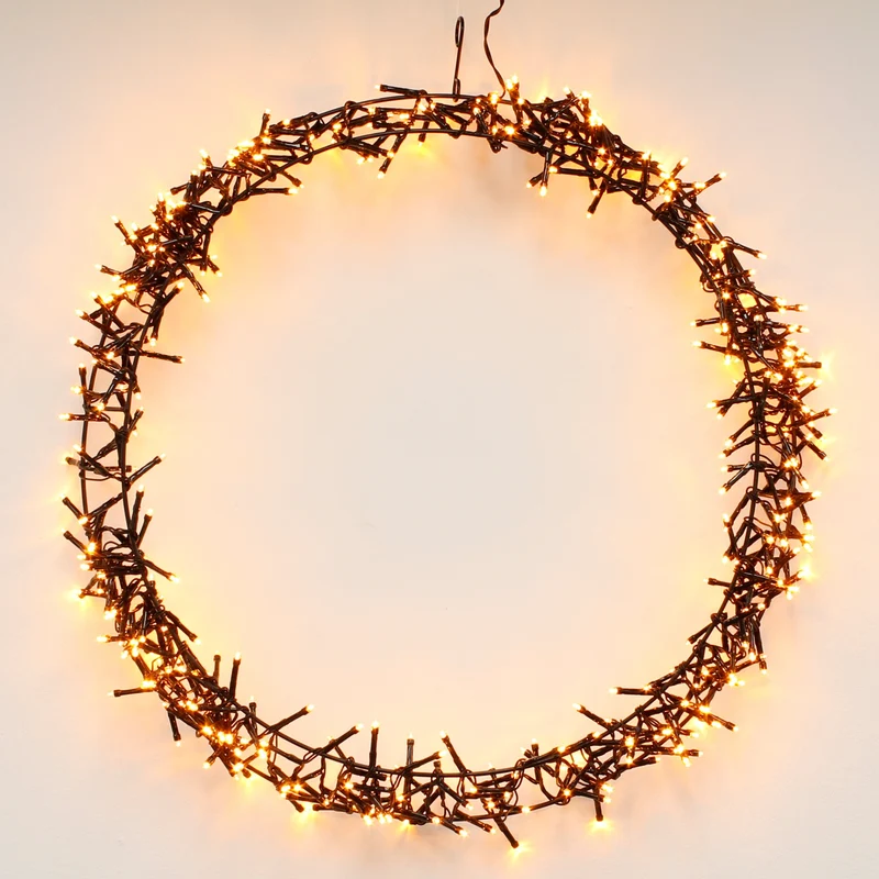 Lichterkranz 400 LEDs Warmweiß Ø48cm IP44