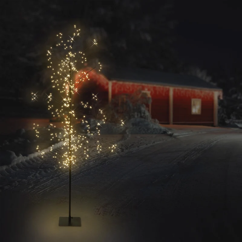LED Weihnachtsdeko Baum 180 cm mit 480 warmweißen LEDs
