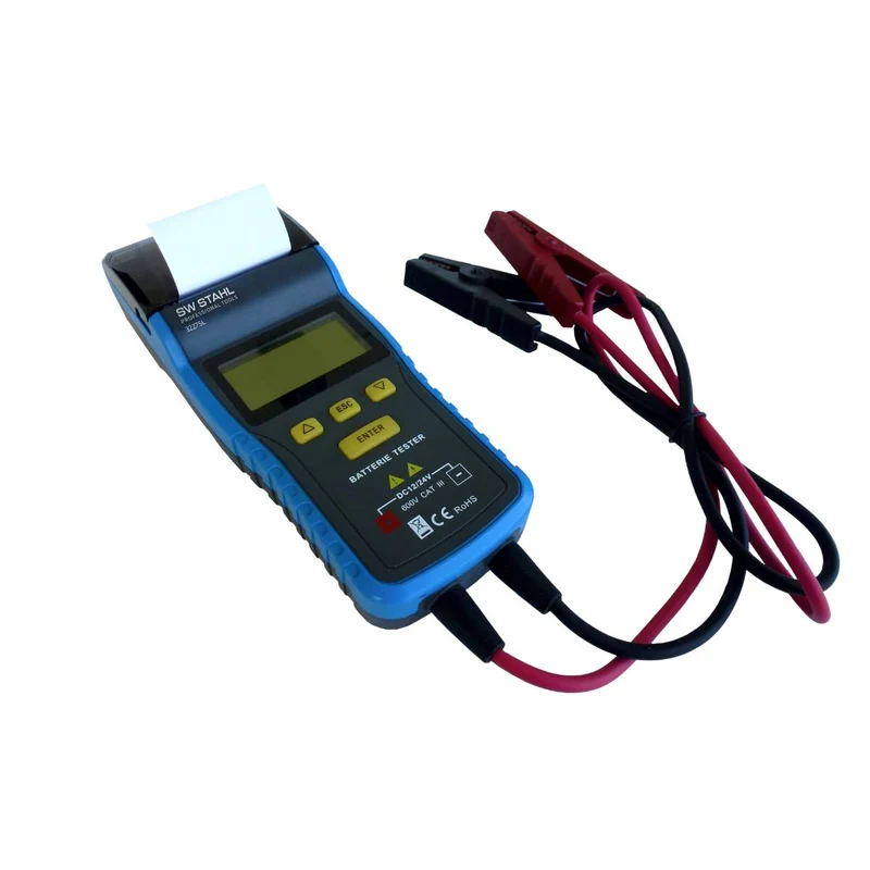 SW-Stahl Batterietester mit Drucker 12V / 24V