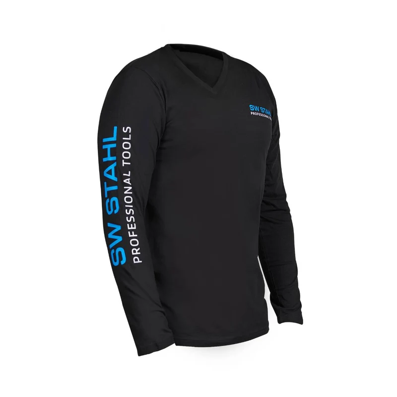 SW-Stahl Langarmshirt mit V-Ausschnitt Größe XXL