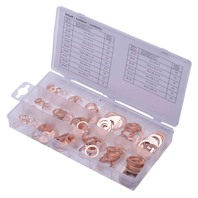 SW-Stahl Dichtring-Sortiment 150-teilig