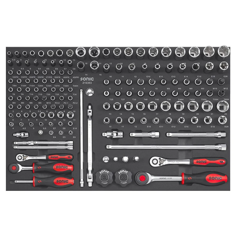 Sonic Werkstattwagen NEXT S9 schwarz 429-teilig - 742994