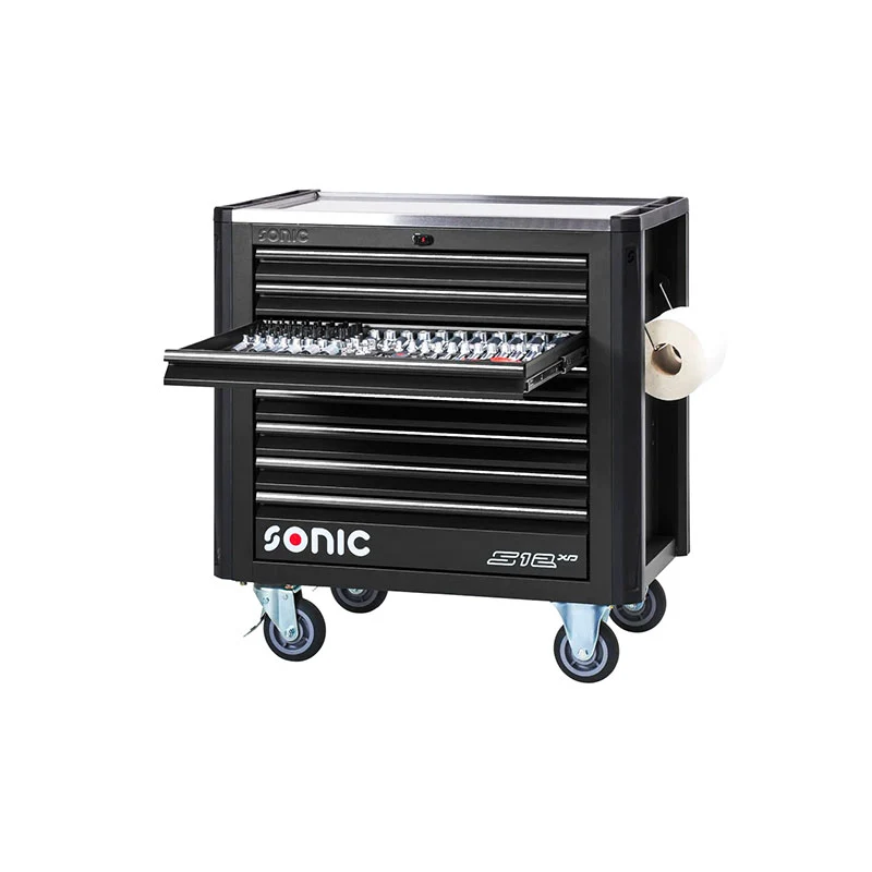 Sonic Werkstattwagen NEXT S12XD schwarz 723-teilig - 772398