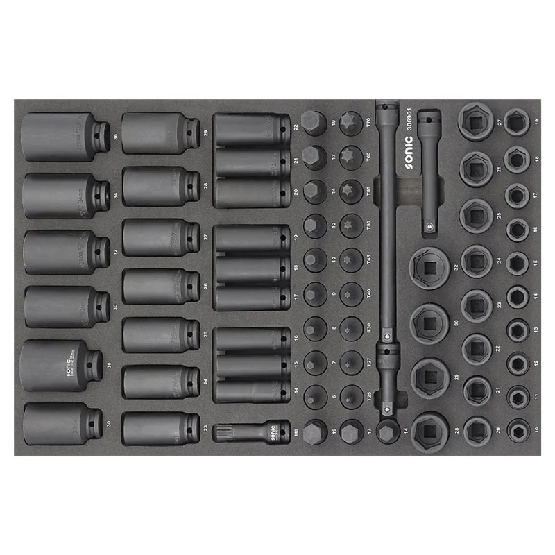 Sonic Werkstattwagen NEXT S12XD schwarz 723-teilig - 772398