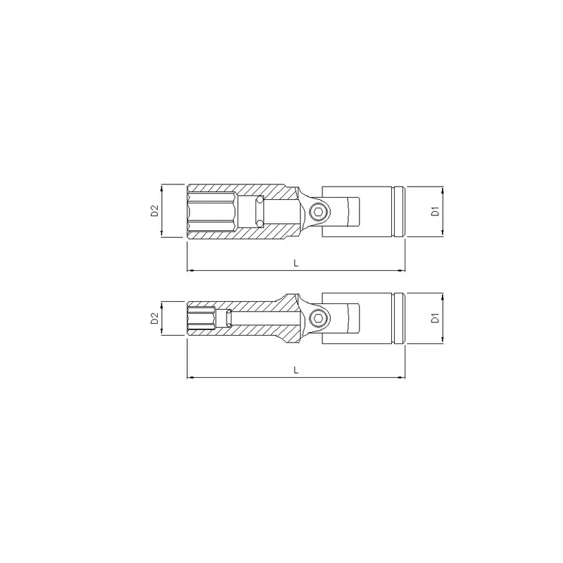 Sonic Glühkerzen-Stecknuss 3/8" (verschiedene Größen)