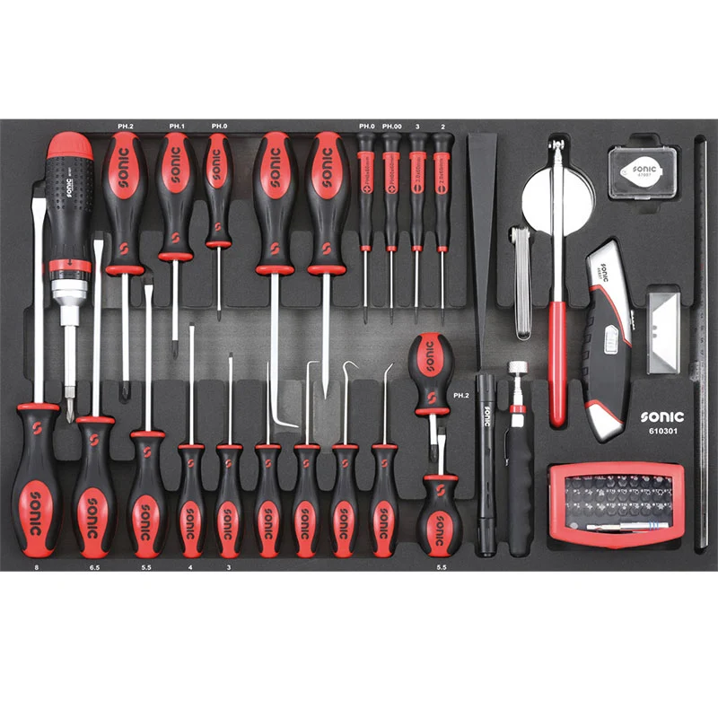 Sonic Werkstattwagen NEXT S9 schwarz 263-teilig - 726394