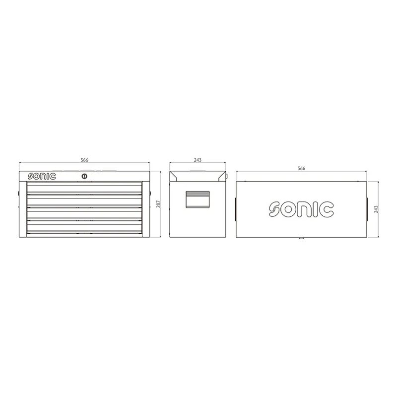Sonic Aufsatzbox 47-teilig - 704721