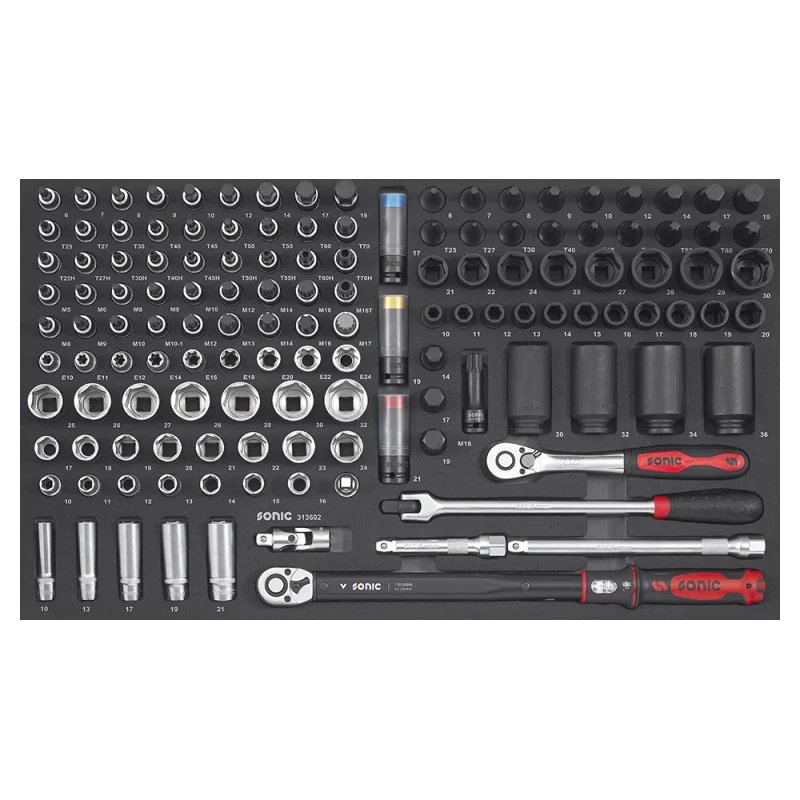 Sonic Werkstattwagen NEXT S12 schwarz 303-teilig - 730396