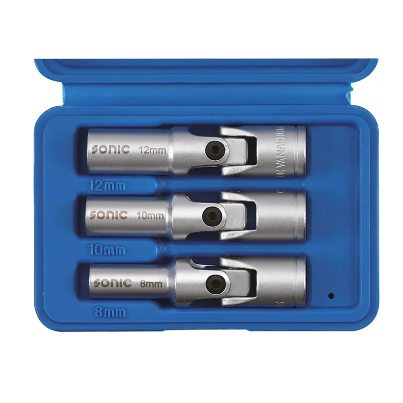 Sonic Glühkerzen Stecknuss-Satz 3/8 Zoll 3-tlg. - 805001
