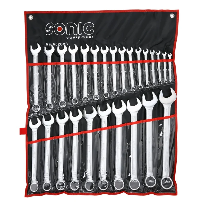 Sonic Ring-Gabelschlüssel-Satz, 26-teilig - 602603