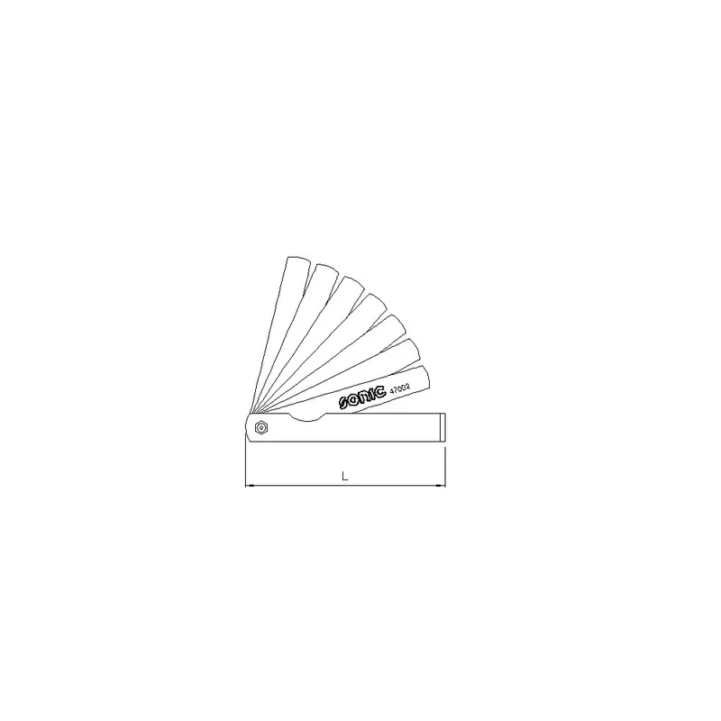 Sonic Fühlerlehre 26-teilig - 47002