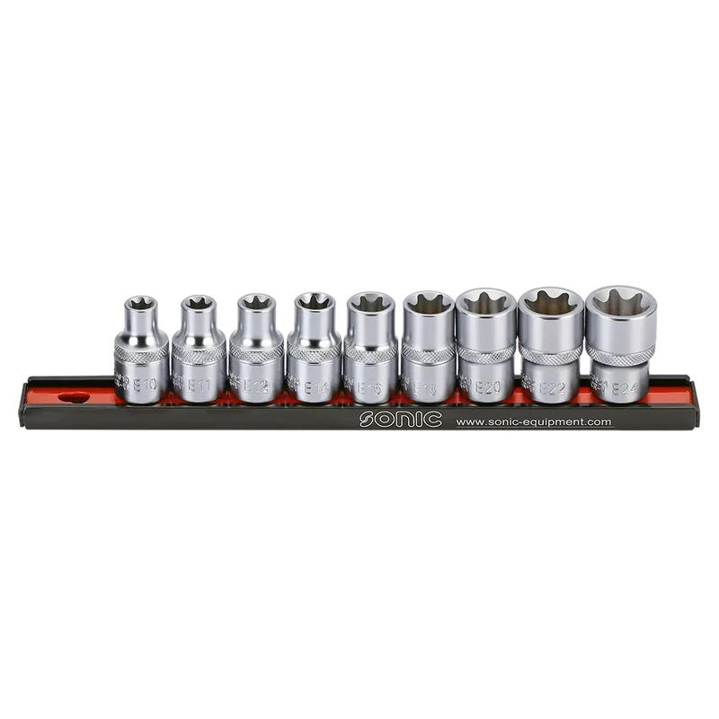 Sonic Stecknusssatz 1/2 TX-E auf Steckleiste 9-teilig - 300902
