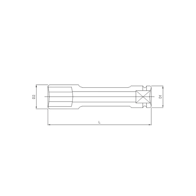 Sonic Kraft-Stecknusssatz 1/2" 3-teilig - 300302